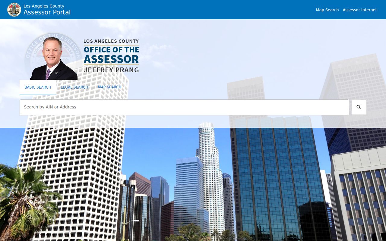 San Dimas people search with the Los Angeles County Assessor address portal